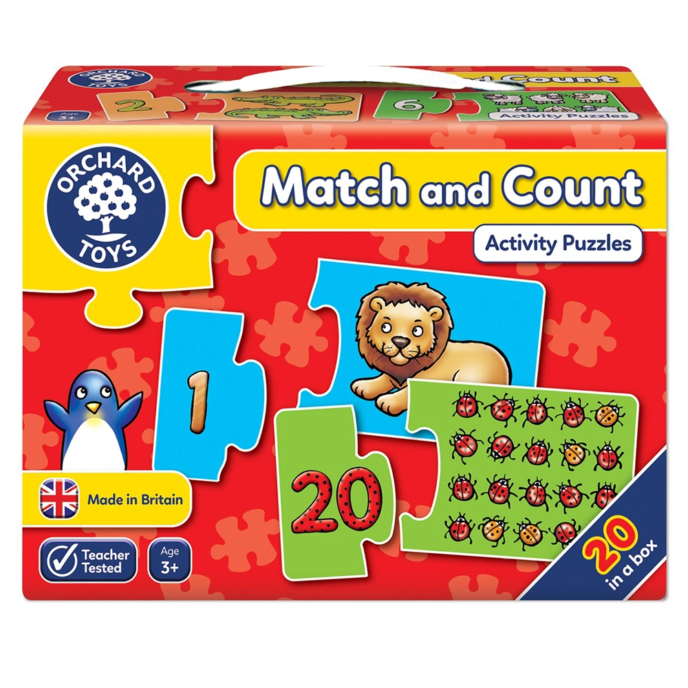 Orchard Toys Match & Count Jigsaw Puzzle - 3 years & above 20 pieces
