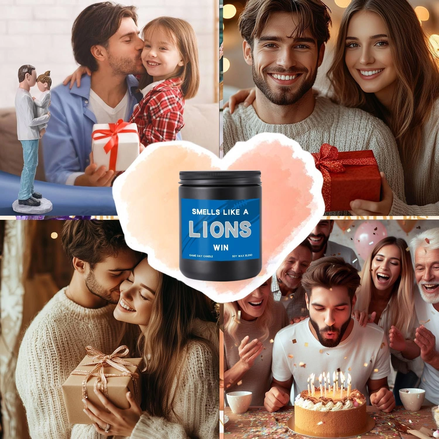 Smells Like A Lions Win Scented Candle