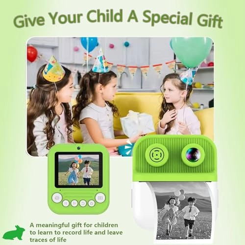 Kids Digital Camera With Instant Print - 48MP 1080P