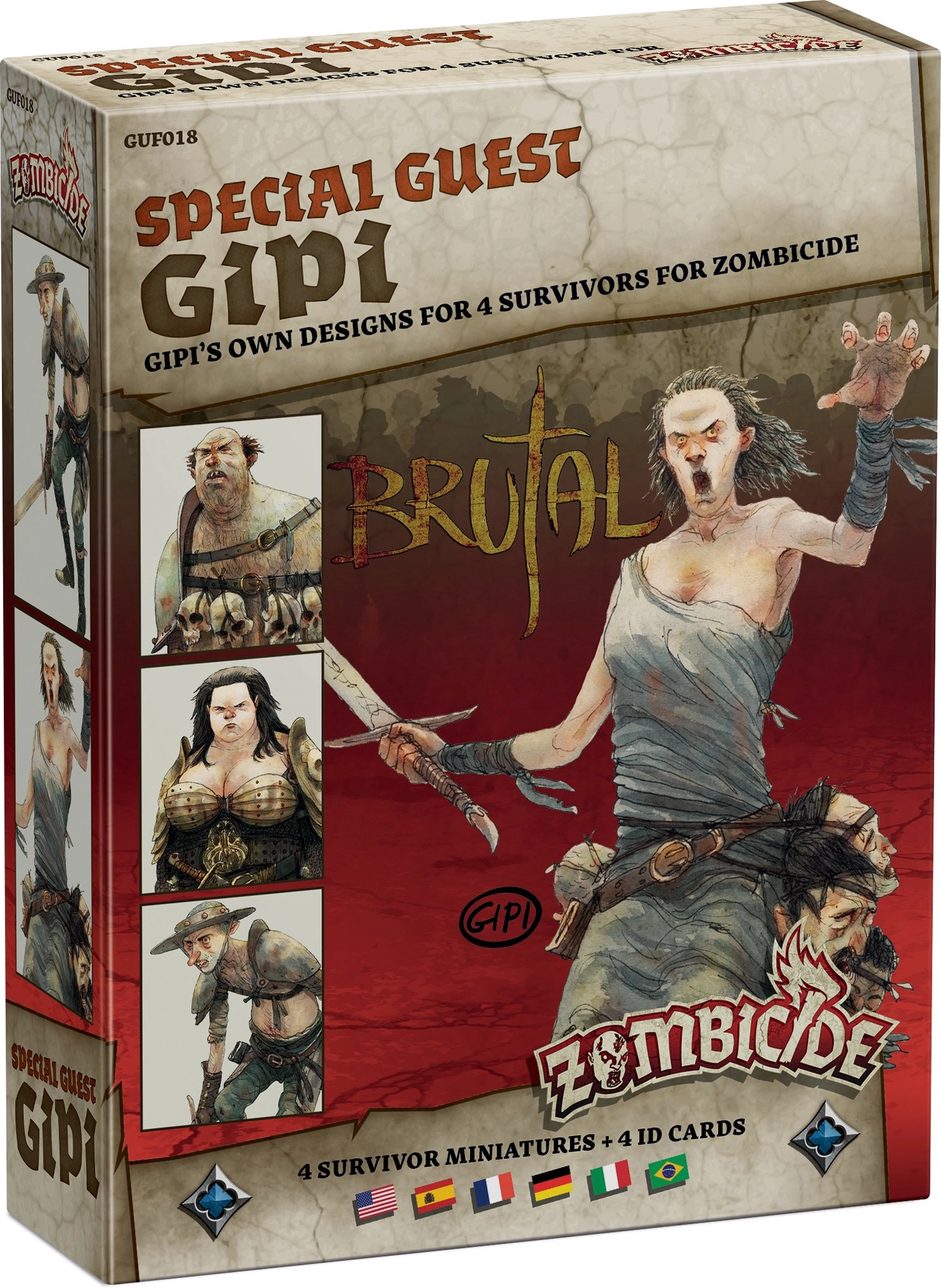 Asmodee Zombicide Black Plague: Special Guest Gipi