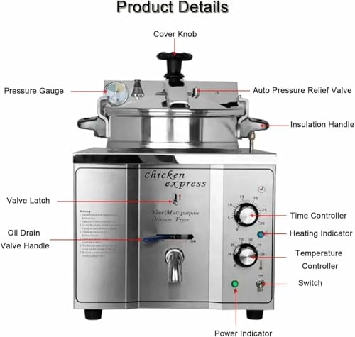 Electric Air Fryer OJHGRDFV-029 - 16L