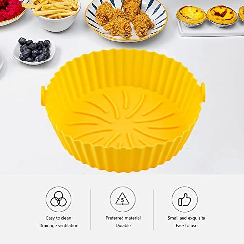 Air Fryer Silicone Pot - silicone 1 x Silicone Baking Pan