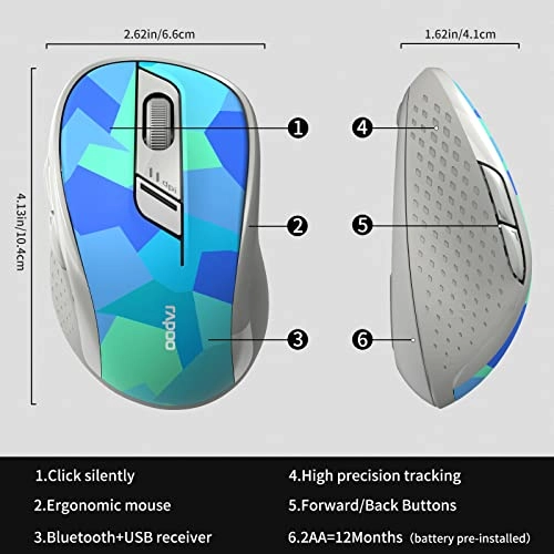 M500 Silent Mouse - Bluetooth