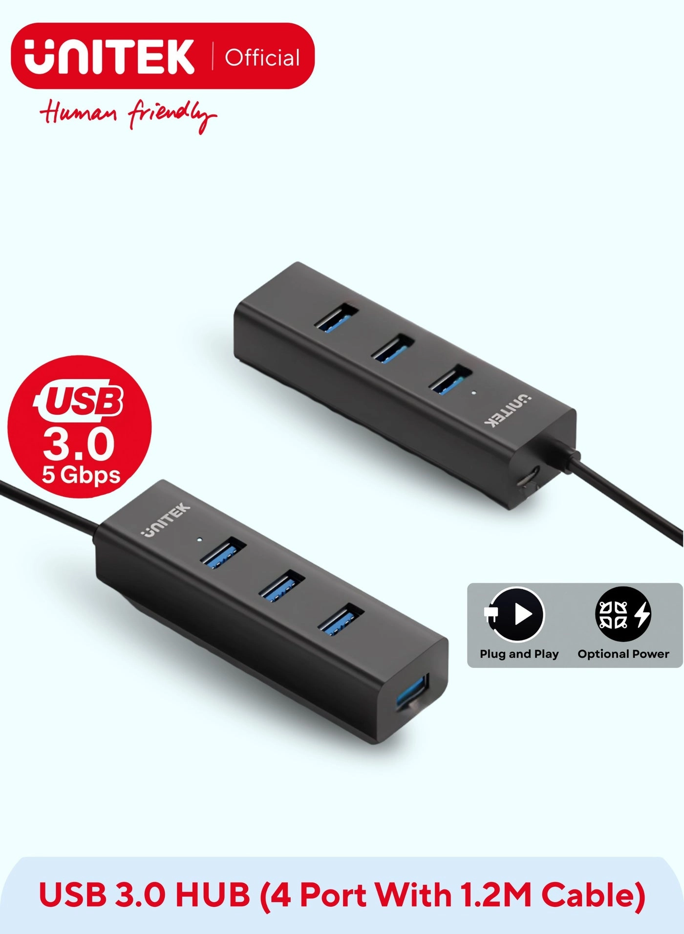 UNITEK Y-3089V - USB