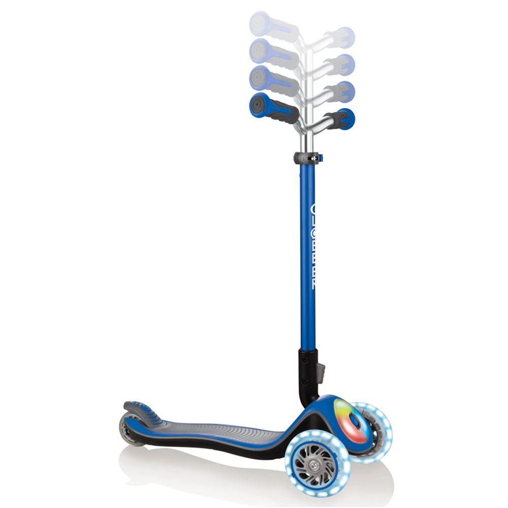 Elite Prime 3-Wheel Kick Scooter – 125mm LED Foldable
