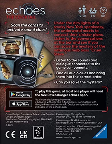 Echoes The Cocktail: Audio Murder Mystery Game