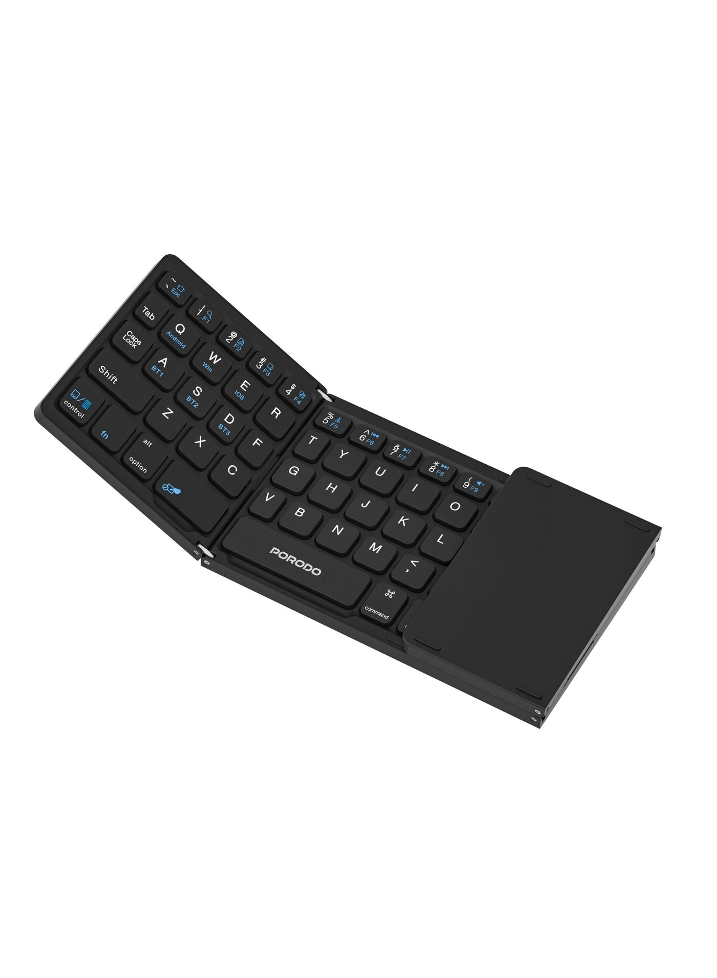 Porodo Minima Slim Folding Keyboard - EN/AR Wireless