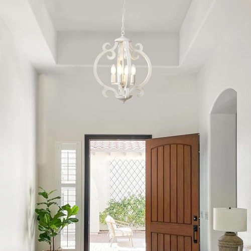 4 Light Pendant Light Fixture - Dimmable
