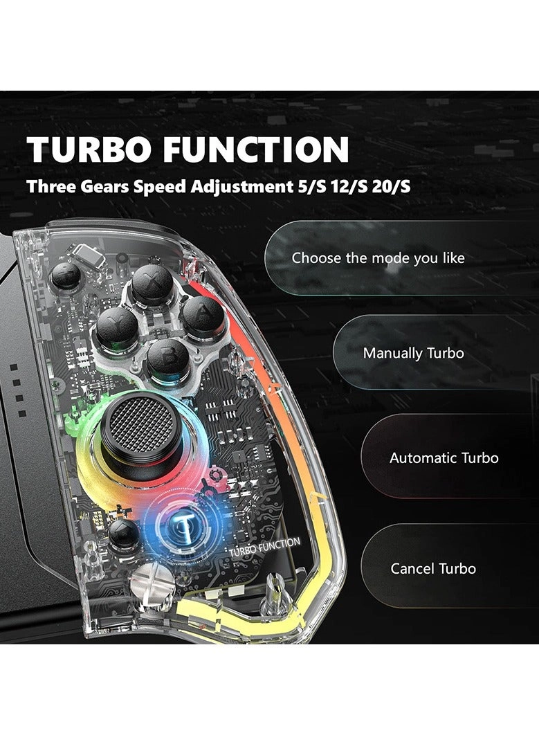 KS40 - Transparent GREY Nintendo Switch