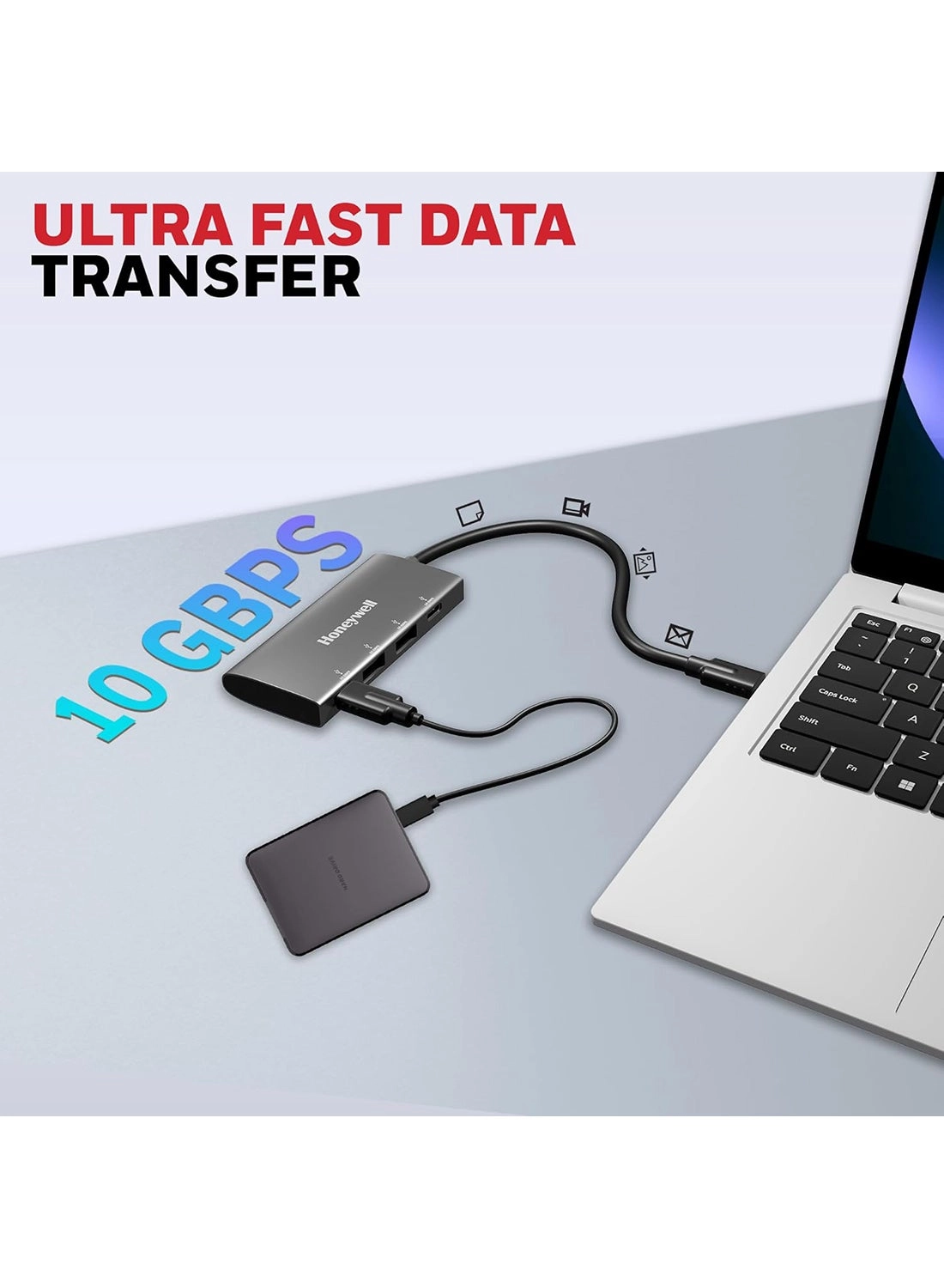 Momentum Type C 4 In 1 Hub - 10 Gbps 2 x Type C 3.2 Gen2 2 x USB 3.2 Gen2