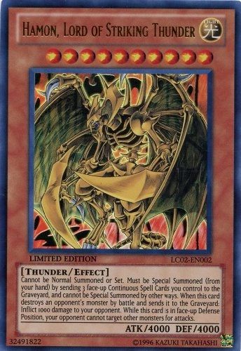 Yu-Gi-Oh Hamon, Lord of Striking Thunder LC02-EN002 - Limited Edition