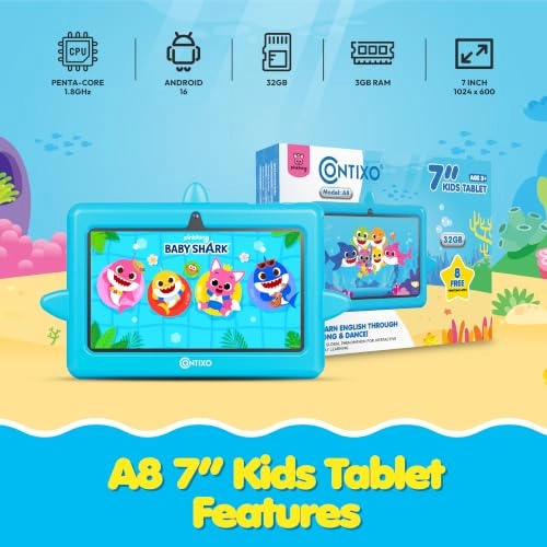 A8 Tablet 7" Wi-Fi 3GB RAM 32GB