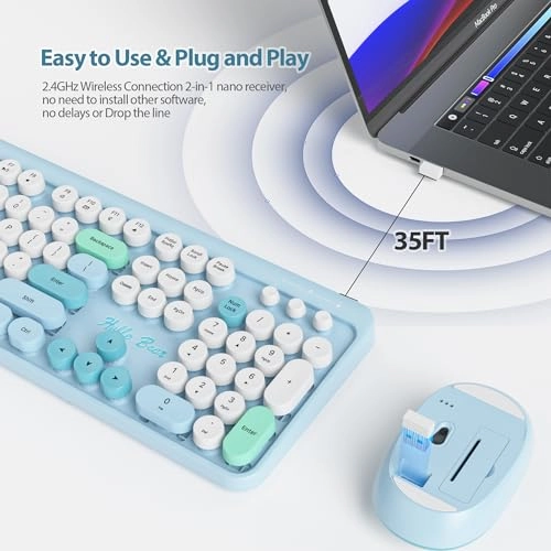 Wireless Keyboard & Mouse Set - US Wireless