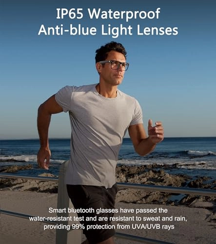 AI Smart Glasses - 116 Languages Bluetooth 5.4 UV400