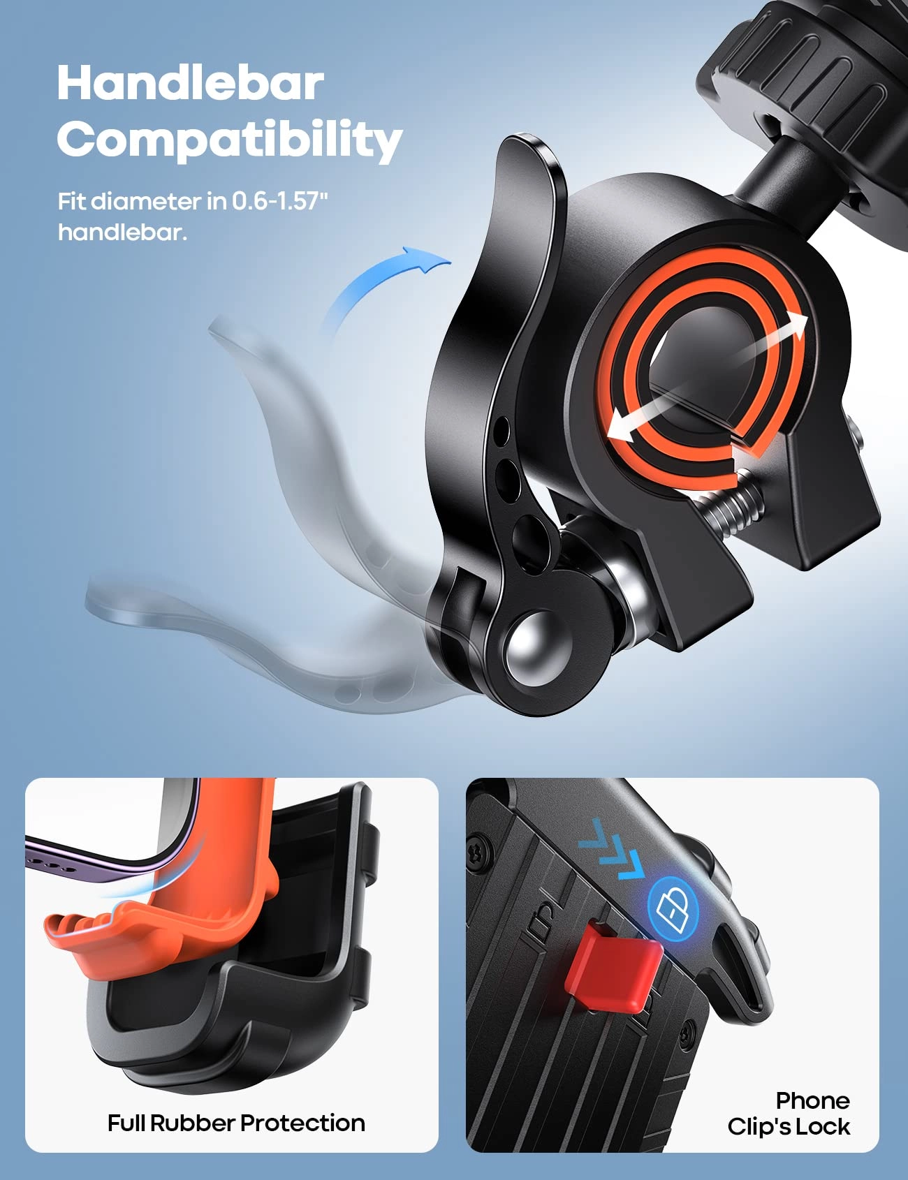 BM02-Y - Adjustable Handlebar Mount