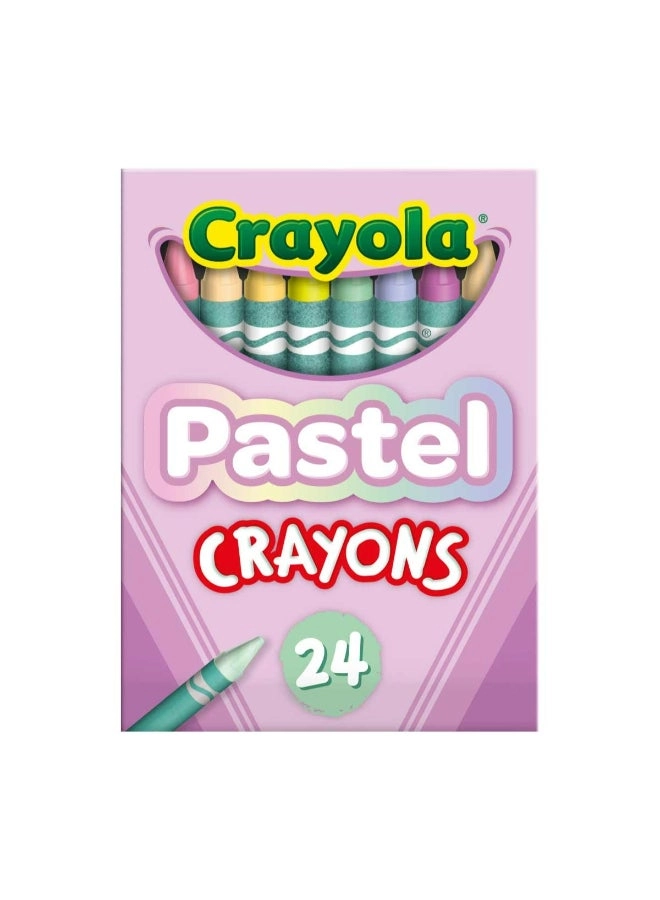 Pastel Crayons - 24 Pcs