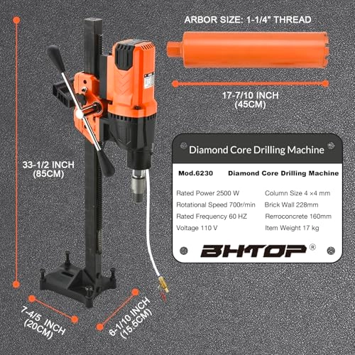 Diamond Core Drilling Machine - 8 inch 2500W