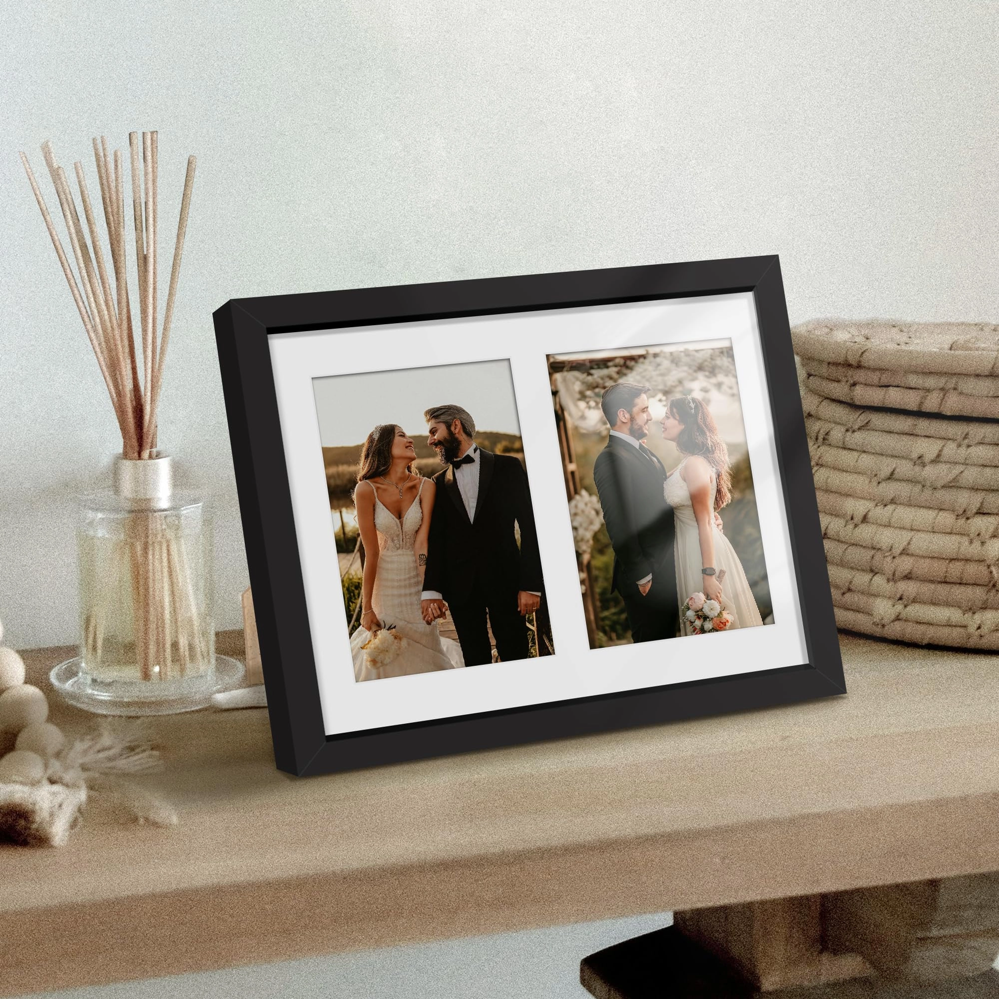 Double Picture Frame - 8x10 Two 4x6