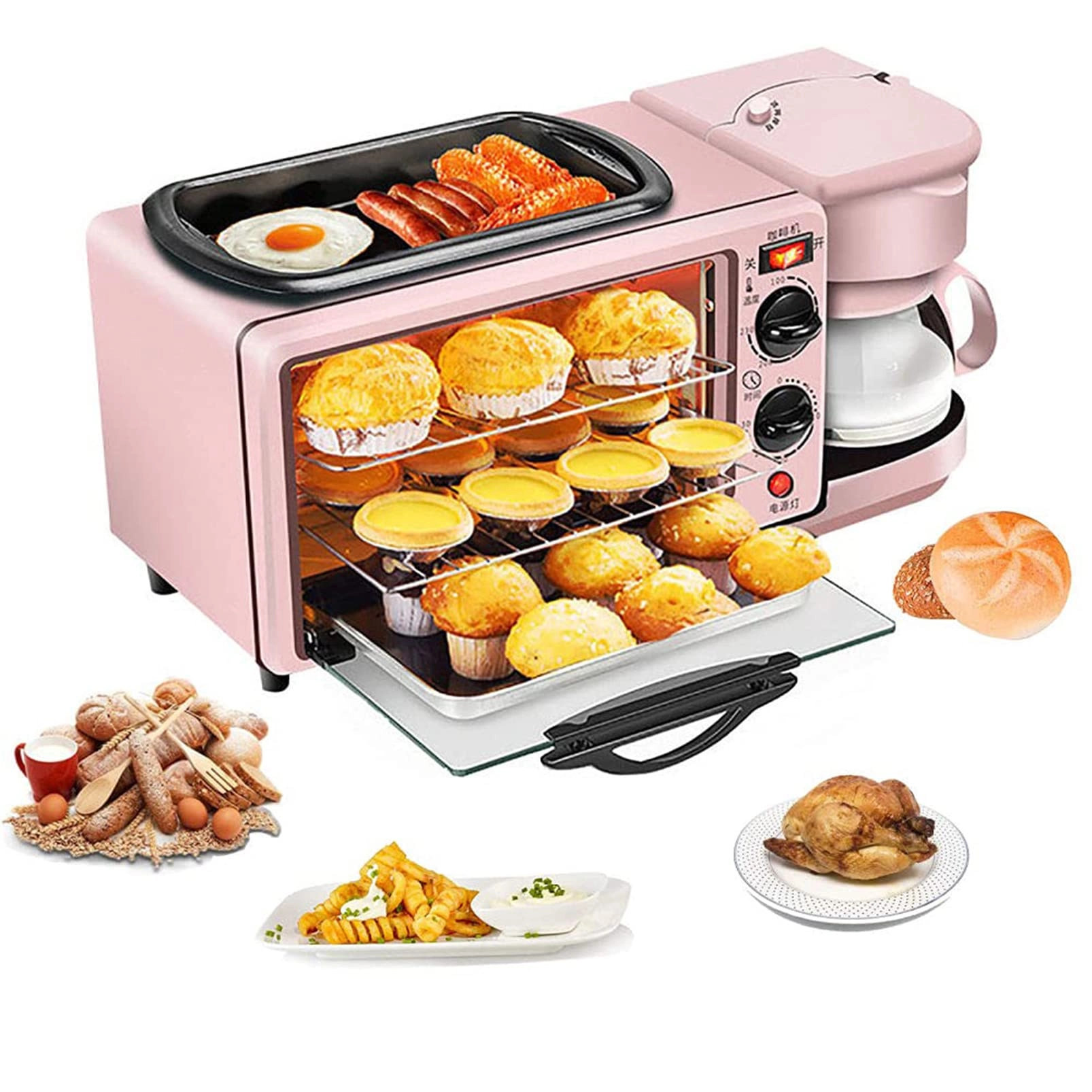 3 In 1 Breakfast Machine - 9L