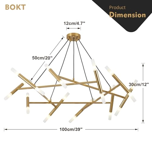 Sputnik Chandelier - 20-Light Gold G4