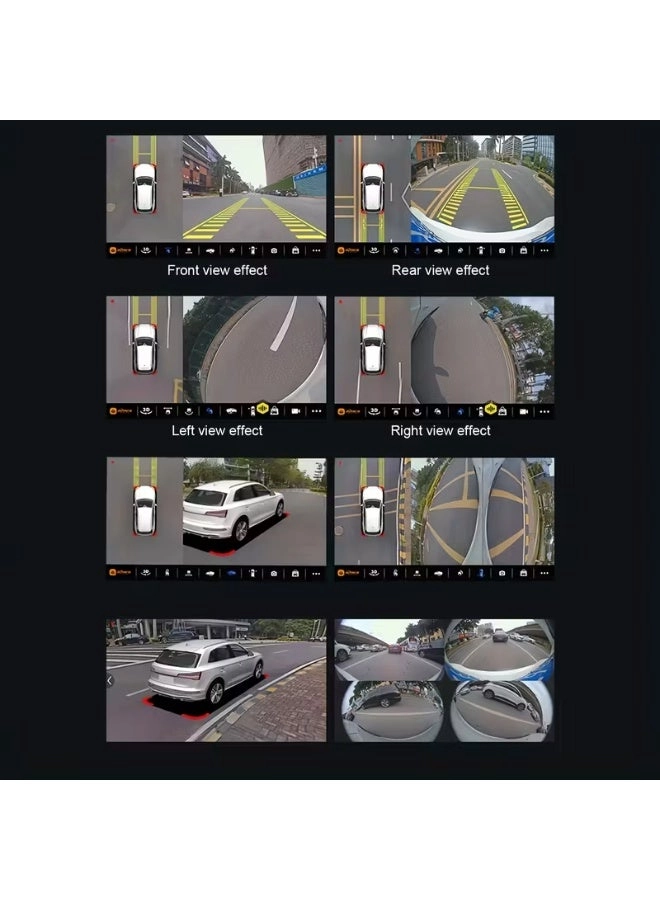 360 Degree Panoramic Bird View Surround System - Night vision AHD 720P/ 2K 1080P