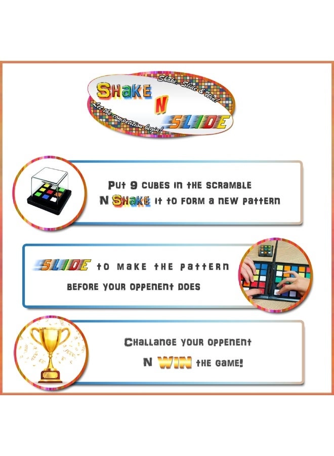 Shake Slide Block Game - Plastic Unisex Ages 6+