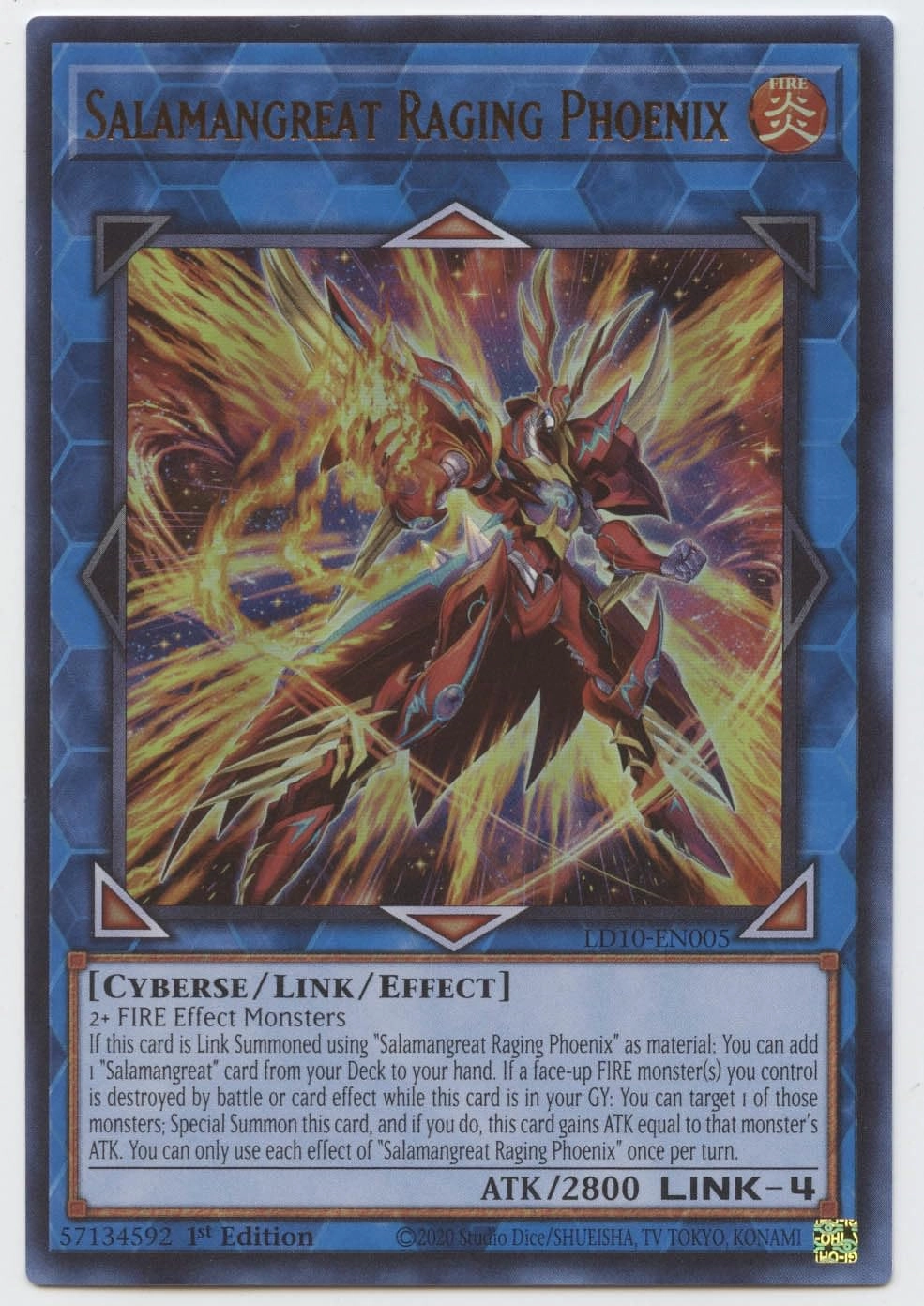 Yu-Gi-Oh! Salamangreat Raging Phoenix LD10-EN005