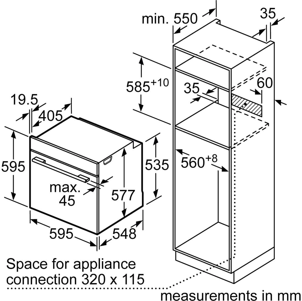 HB632GBS1B Stainless Steel Built In