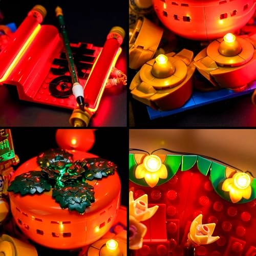 LED Light Set - Compatible with 80117 Good Fortune USB powered