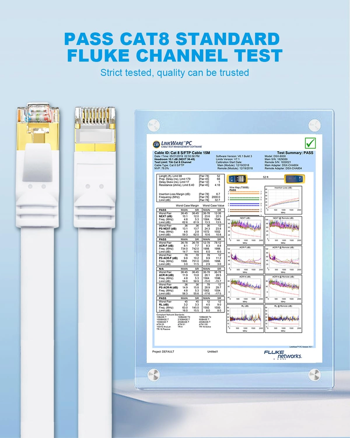 CAT 8 Ethernet Cable - 6ft Pack
