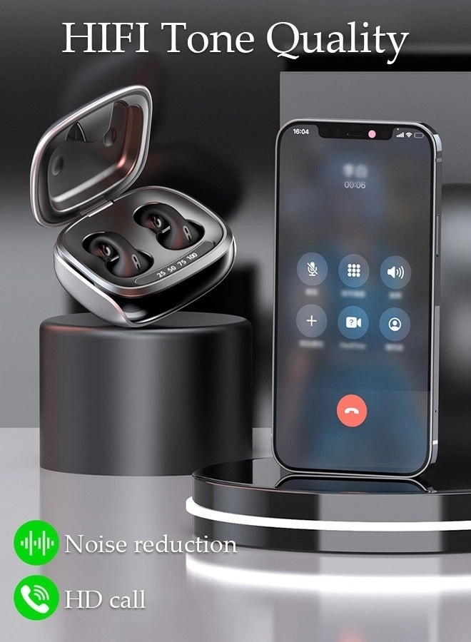 Clip On Bluetooth Earphones Wireless Earbud