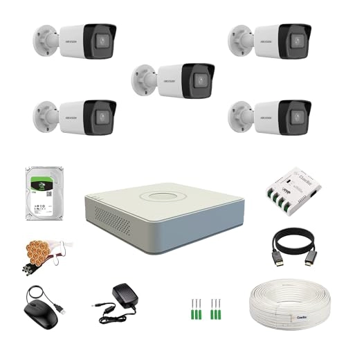 8CH DVR + 2MP Bullet Camera + HDD + CCTV Coaxial Cable + 8Ch SMPS - 1TB 8CH