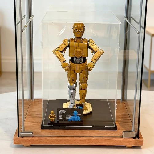 Acrylic Display Case - Plastic wood