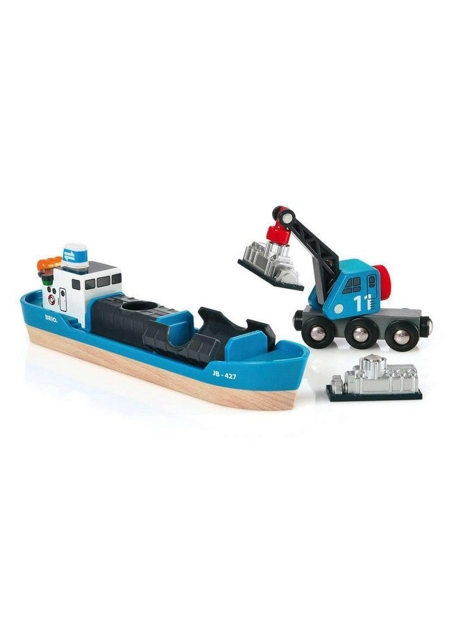 33534 Container Ship and Crane Wagon - 3+ Years 4.0 piece(s)