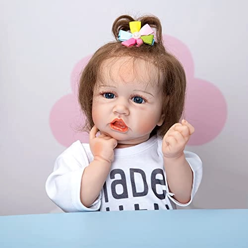 Reborn Baby Doll - 22 Inch Vinyl Girl Ages 3+