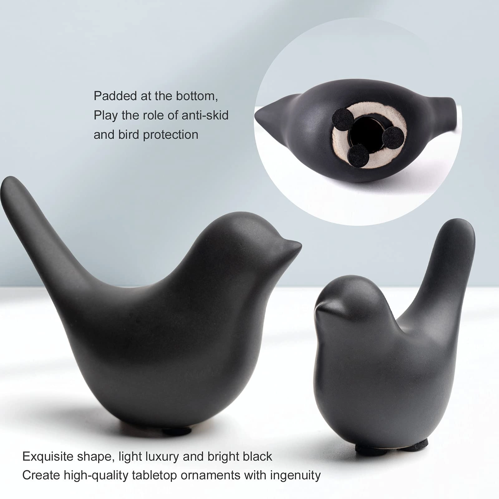 White Birds Statues - Ceramic