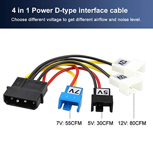 Brushless Exhaust Fan - 2 PCS 92mm