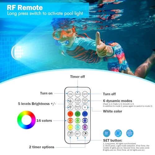 2025YD - 2600mAh IP68 Waterproof 22 Colors