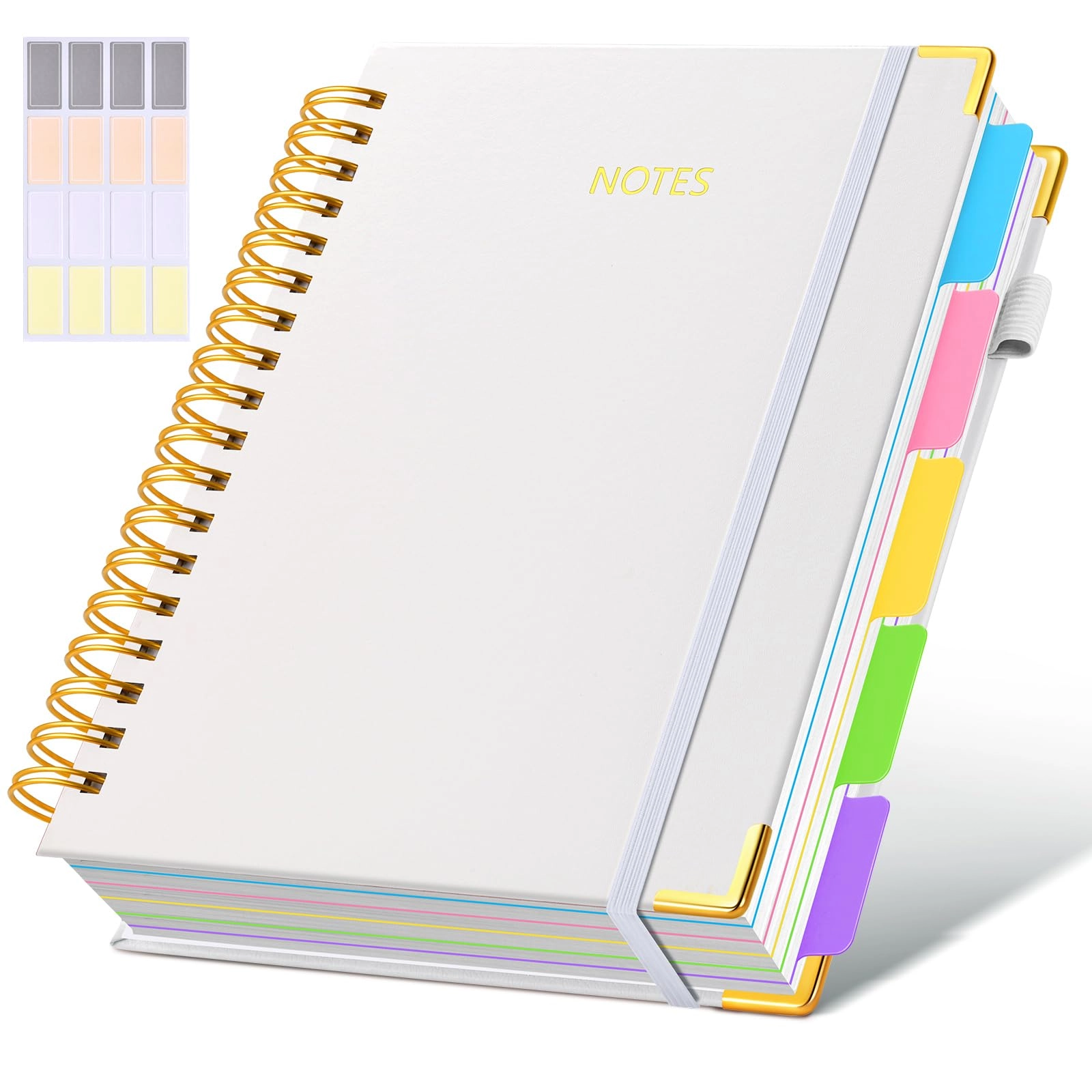 Spiral Notebook Large Hardcover - Lined 150 Sheets