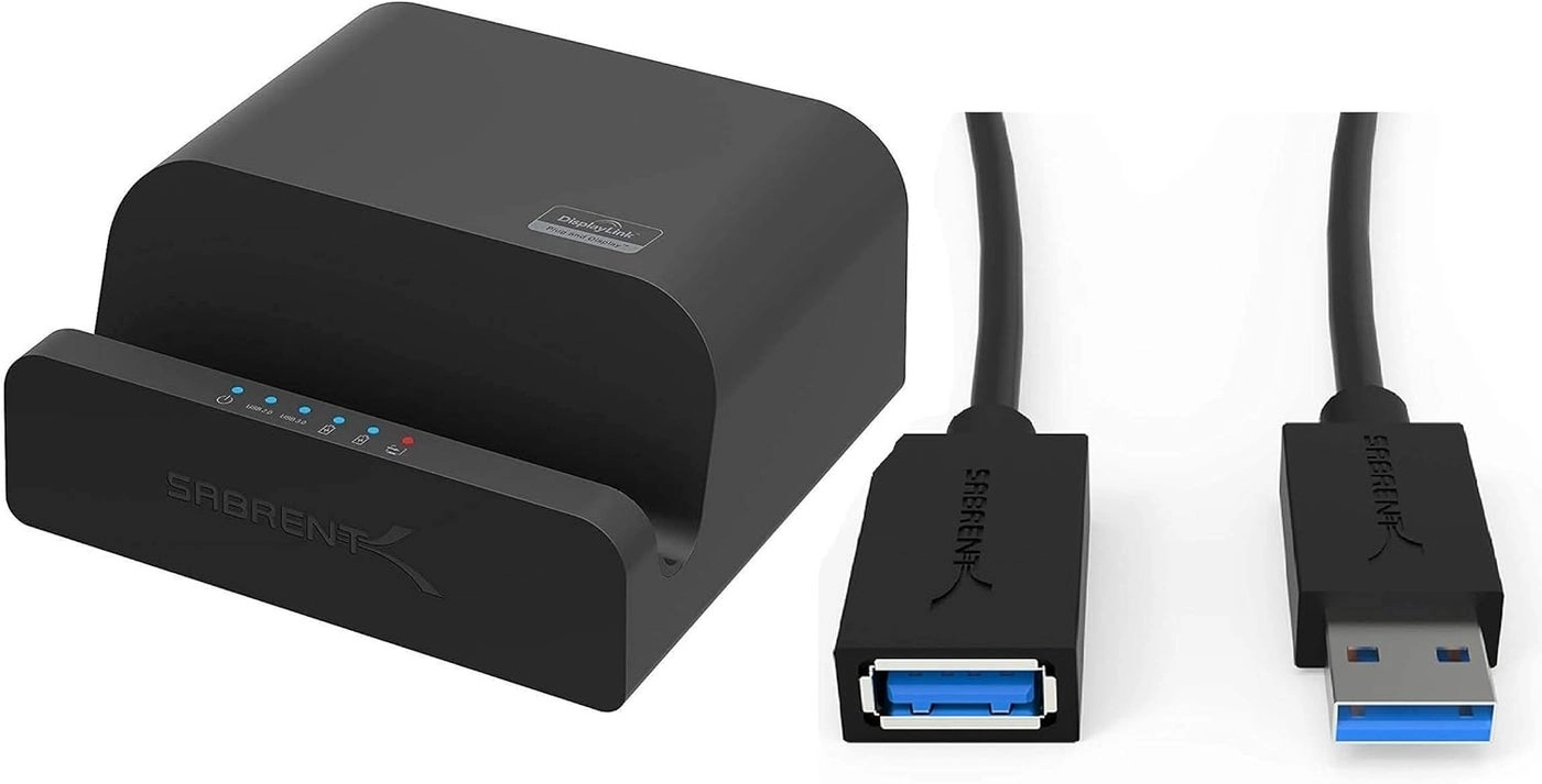 Sabrent DS RICA - Universal Laptop Docking Station USB 3.0 6 Feet