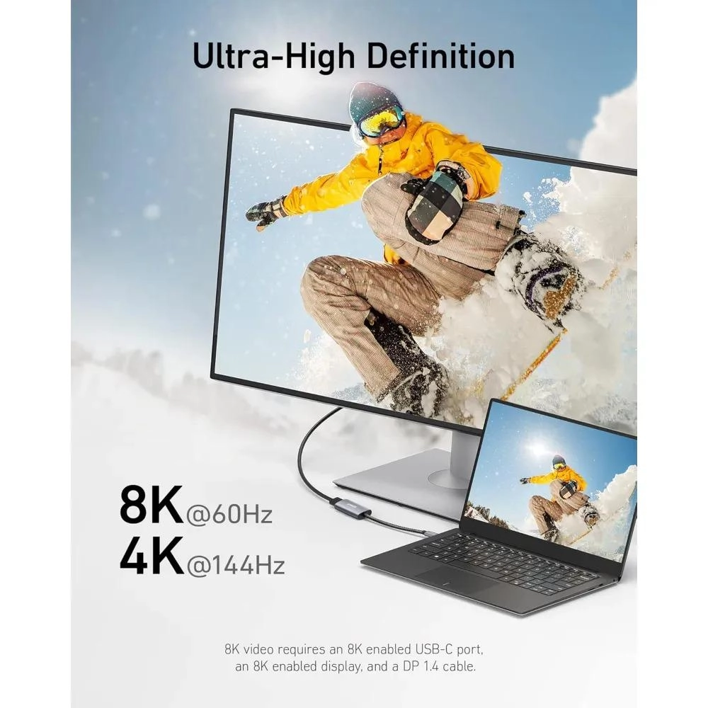 518 USB-C Adapter - 8K@60Hz 4K@144Hz