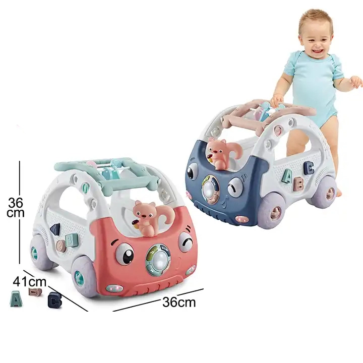 Luke Activity Baby Walker - Light Blue 9 Months