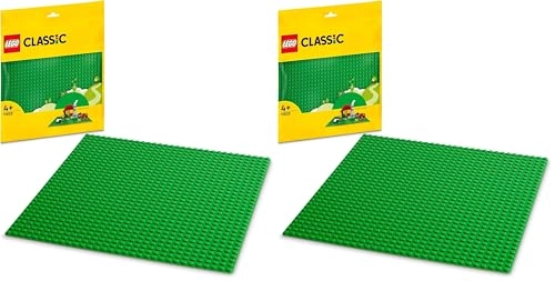 Classic Green Baseplate (11023) - 32x32 Stud Pack of 2