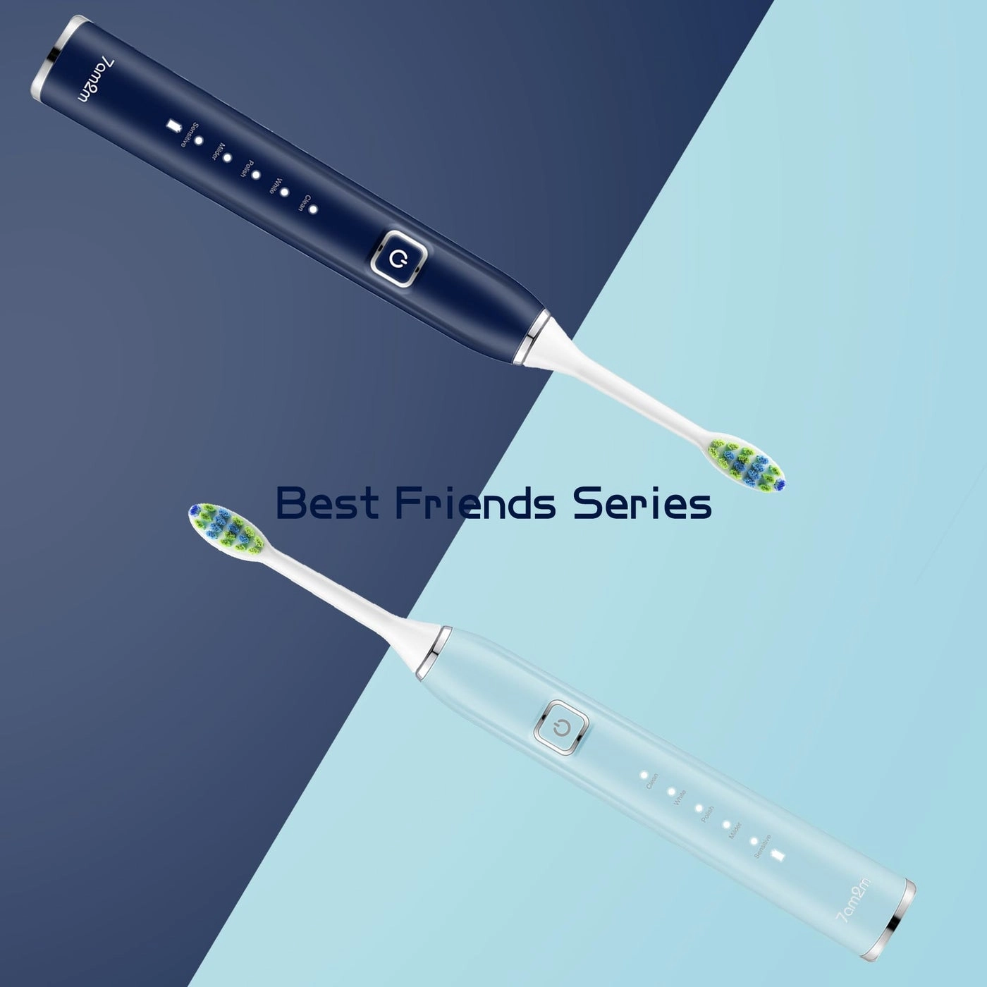 us-101D - 2 Count 12 Brush Heads 5 Modes