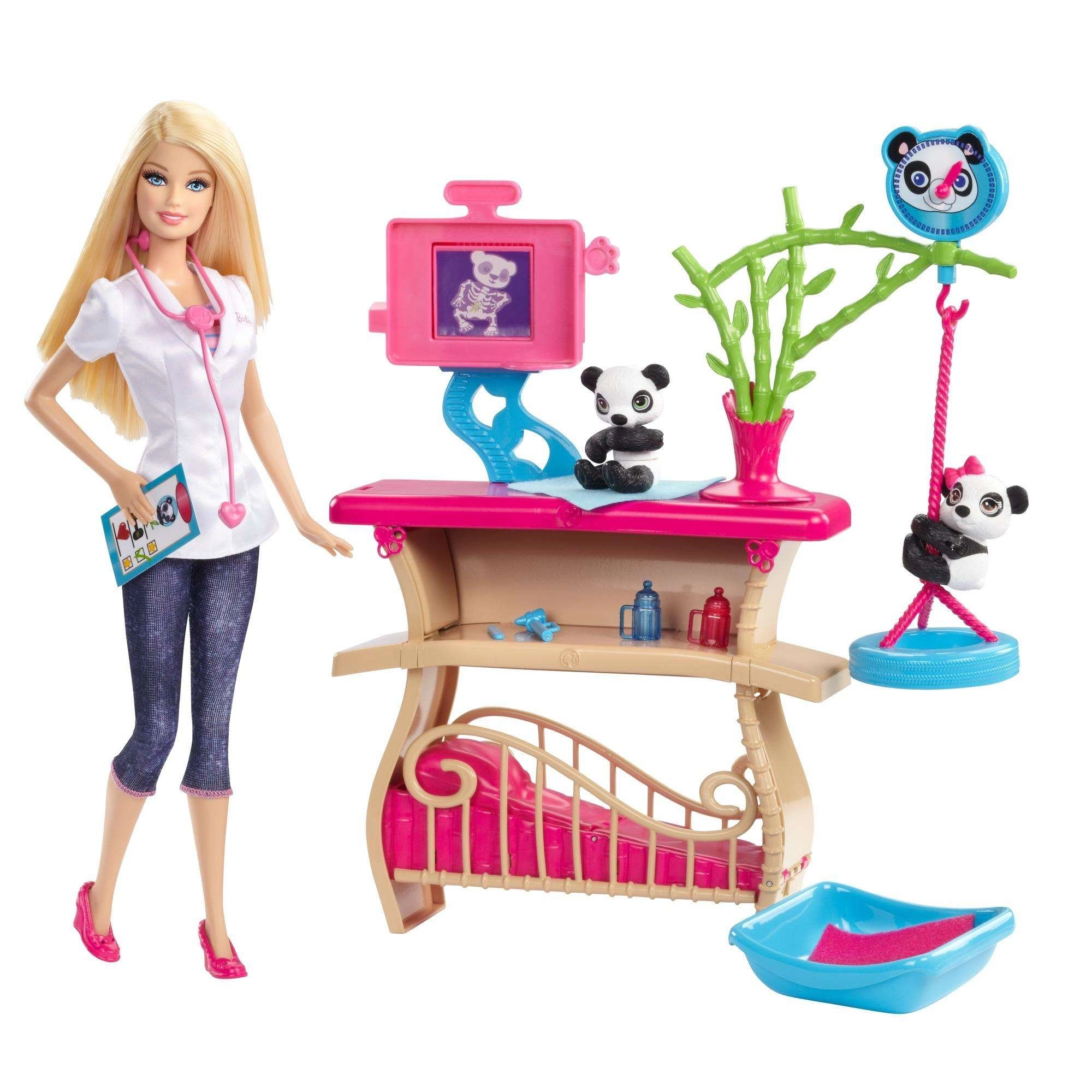 Barbie Careers Panda Caretaker Playset - 2 pandas Ages 3+