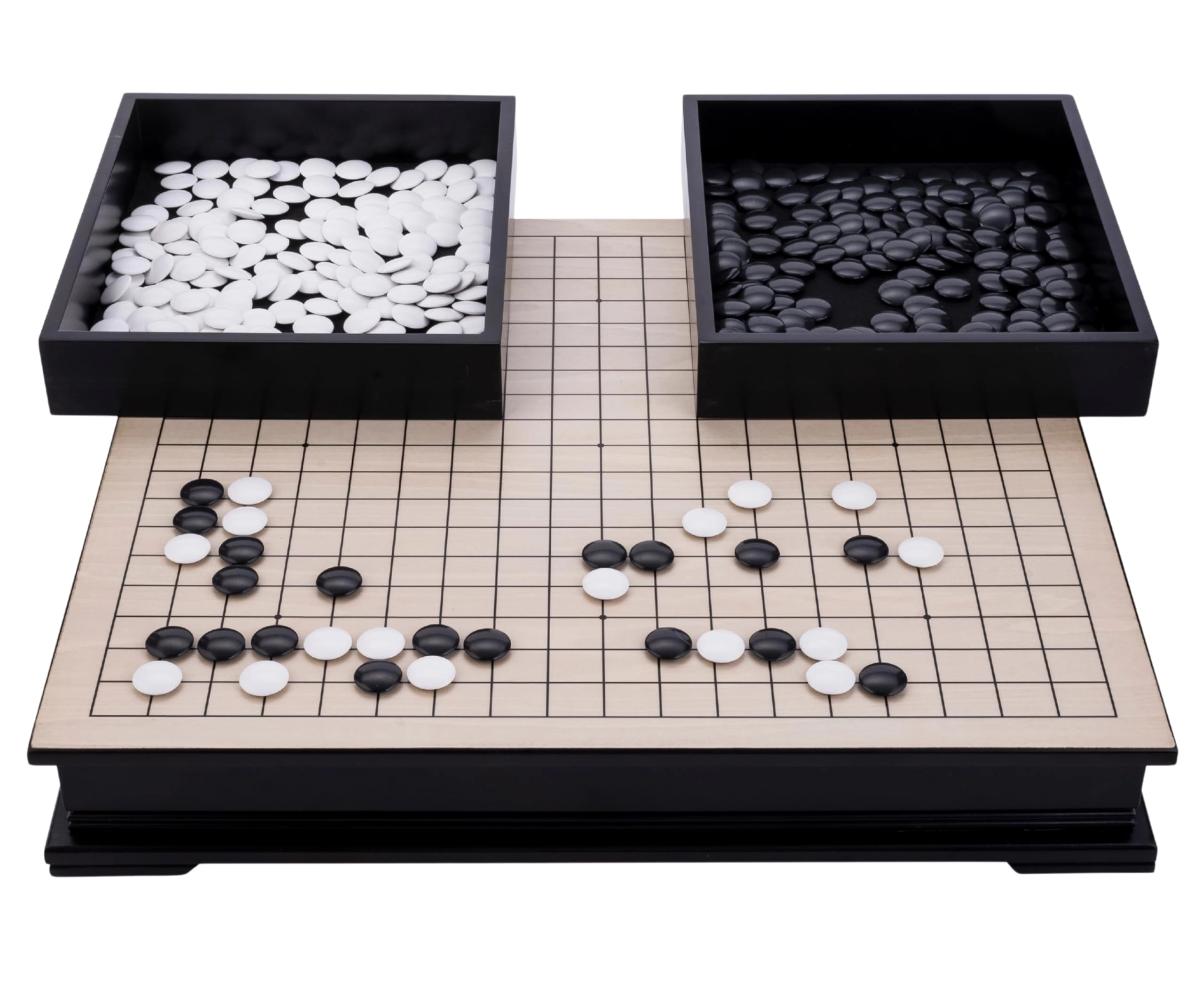 Engelhart Go Game - Luxury Wooden Goban 361 stones 21 mm