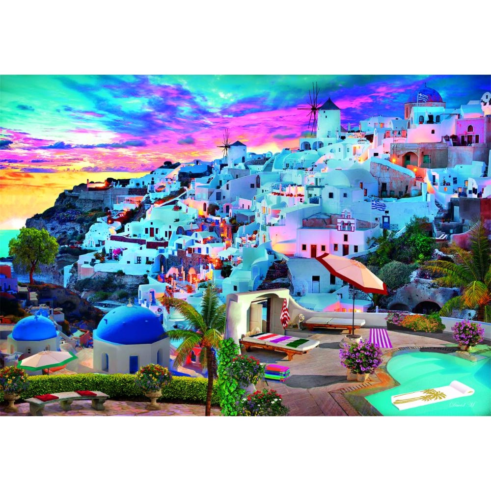 Greece View Puzzle (527-35149) - 500 pcs
