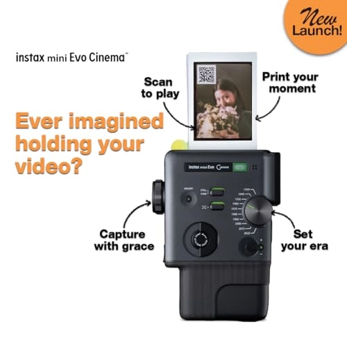 Mini EVO - Hybrid Instant Camera USB-C Black