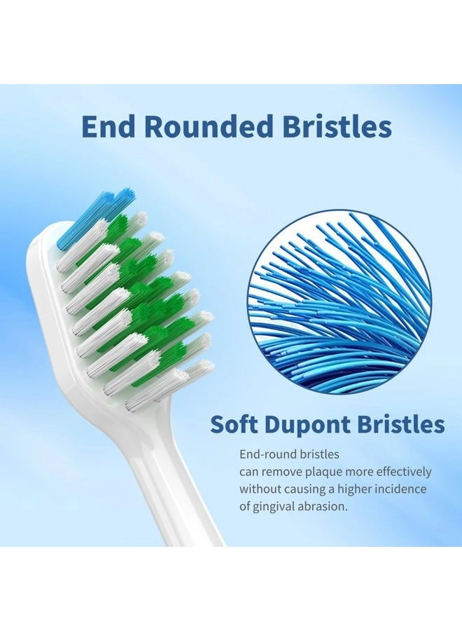 Replacement Brush Heads - for Smile Bright Platinum Sonic Soft Bristles 5Pack