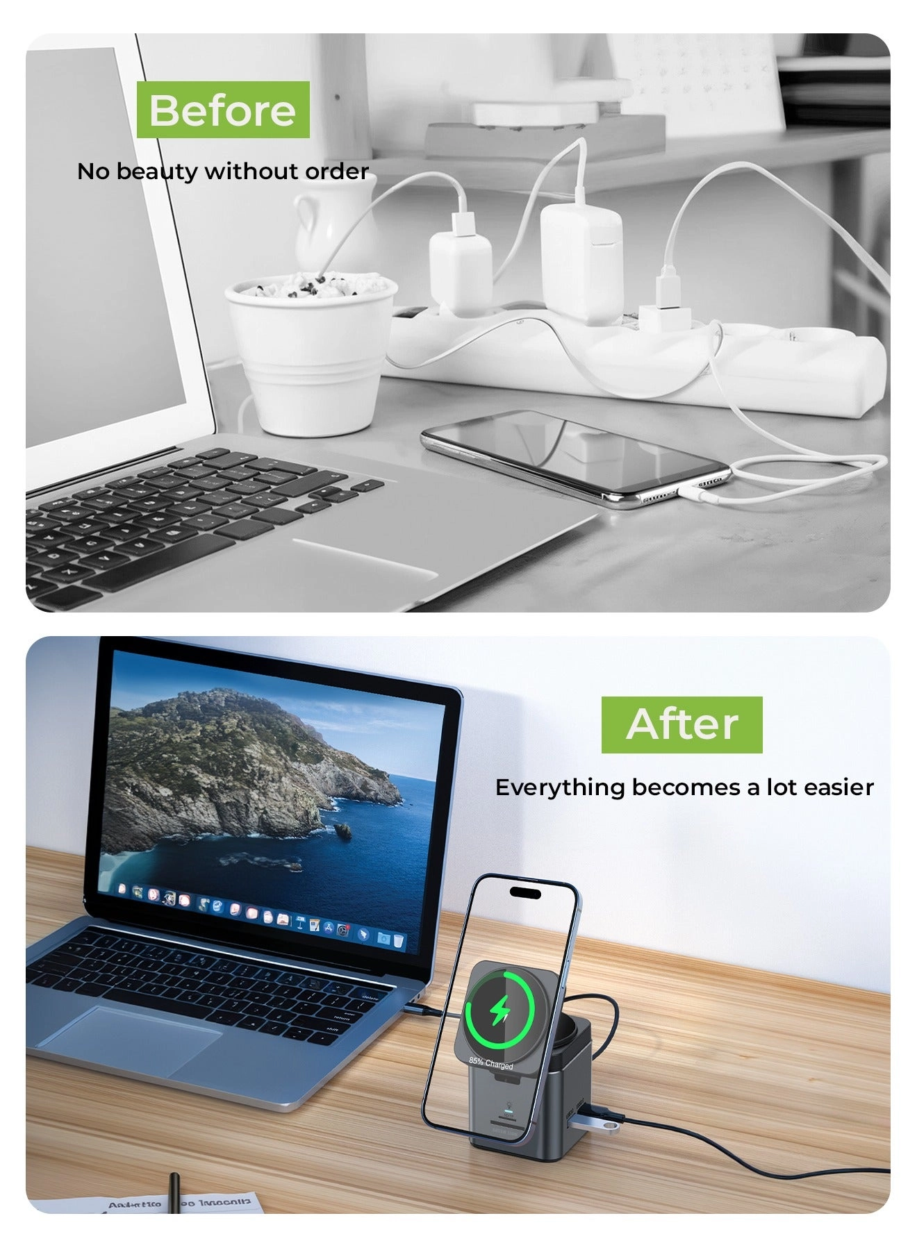 GN9IN1HUBBK - USB Type C MacBook Pro/Air 2023 M2/M1